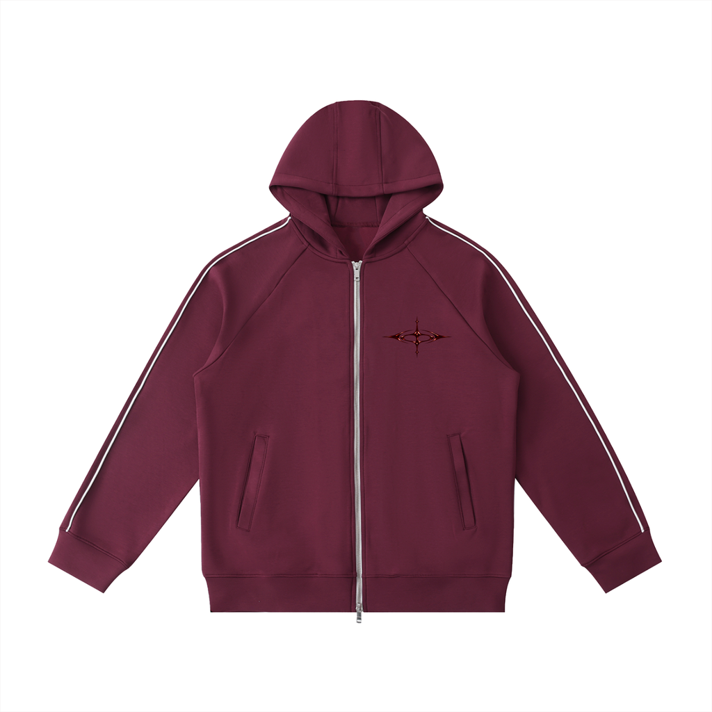 SNDCT Red Dual-Zip Hoodie
