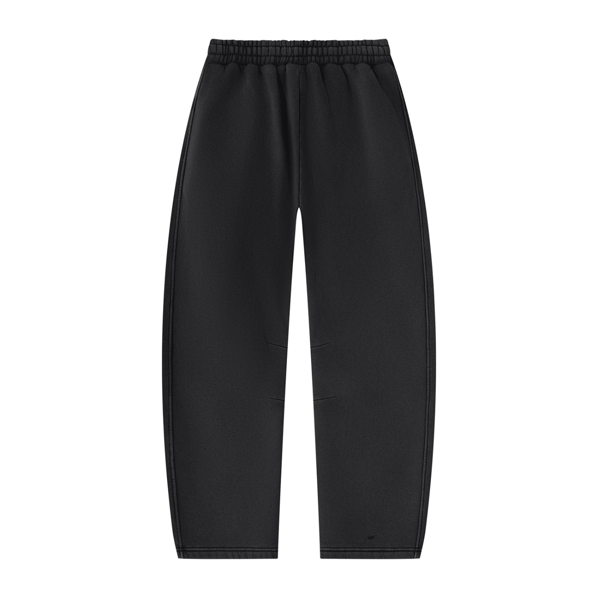 SNDCT White Barrel-Leg Fleece Sweatpants