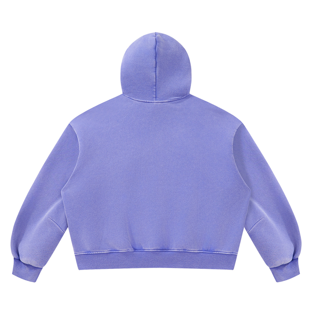 SNDCT Black Boxy Fleece Hoodie