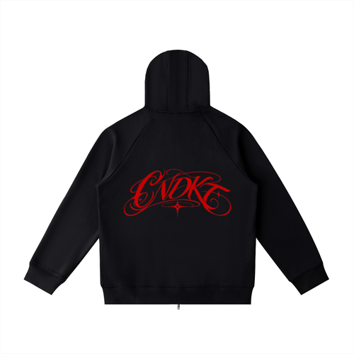 Red Zip Hoodie