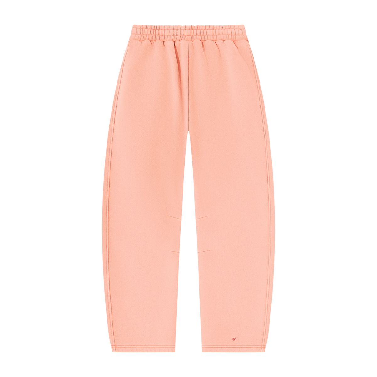 SNDCT White Barrel-Leg Fleece Sweatpants