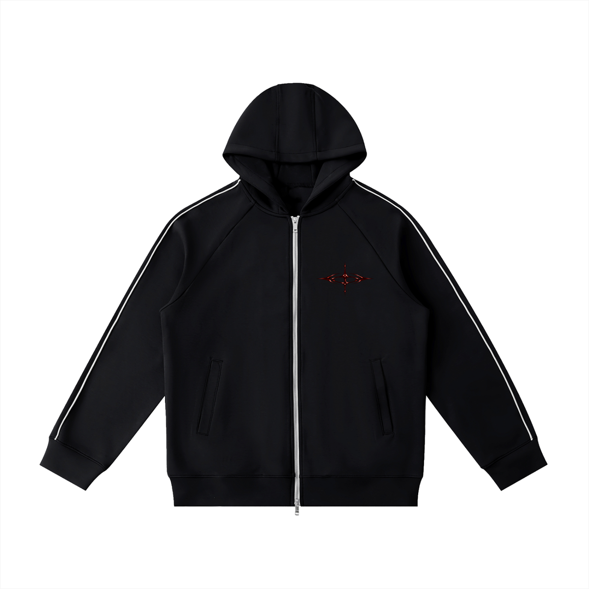 SNDCT Red Dual-Zip Hoodie