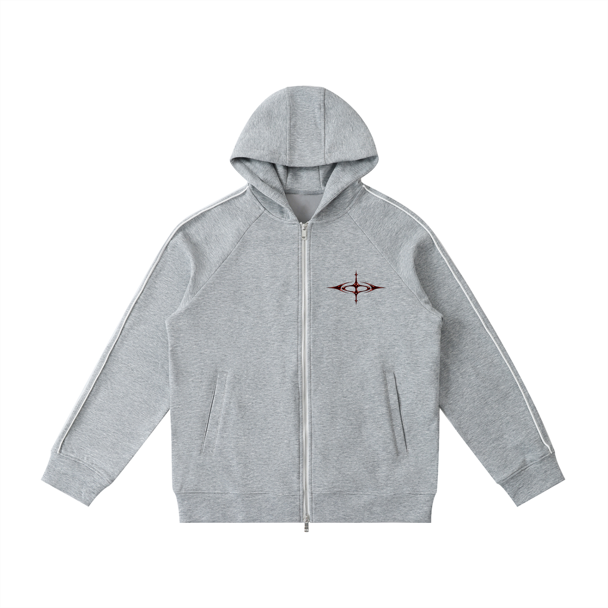 SNDCT Red Dual-Zip Hoodie