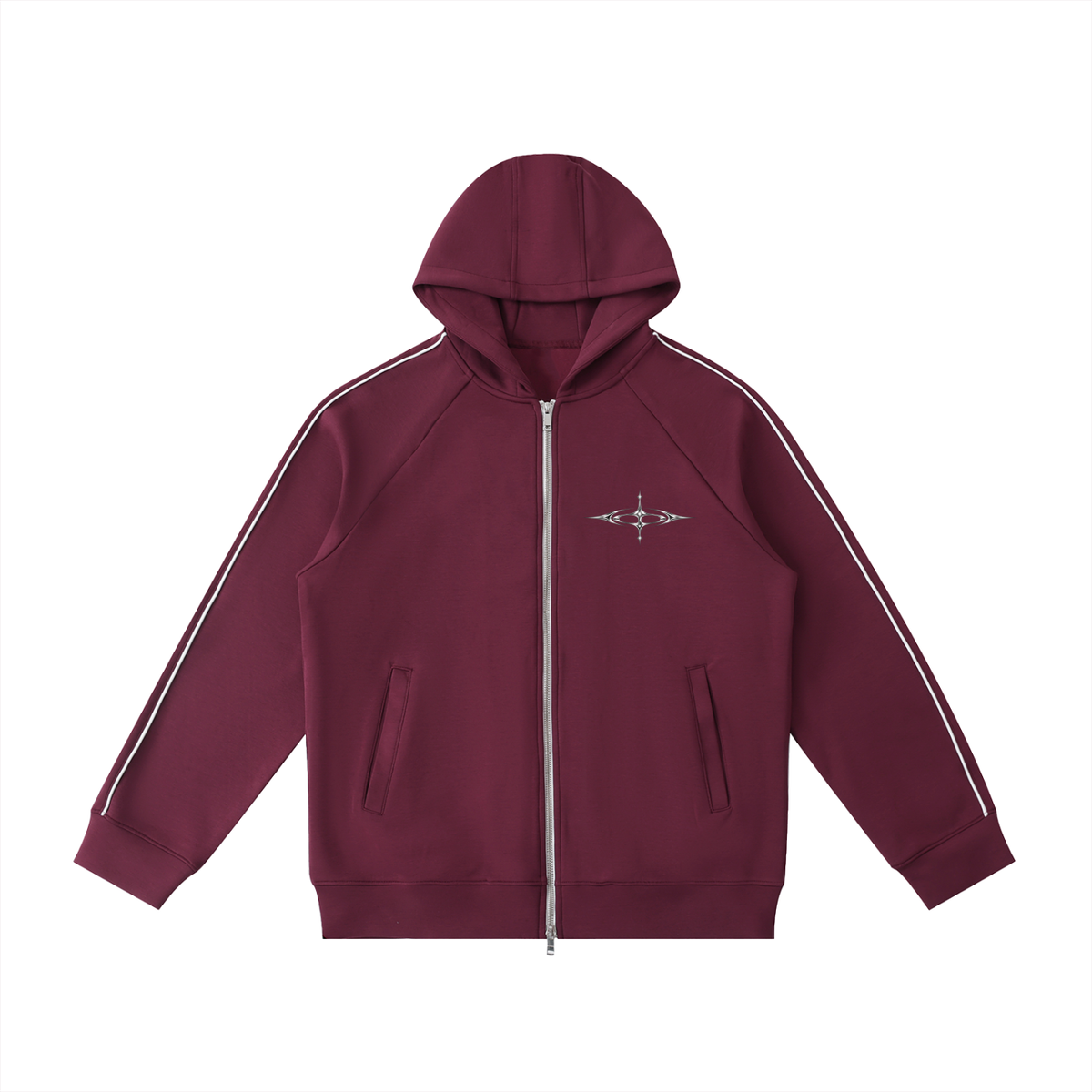 SNDCT Red Dual-Zip Hoodie