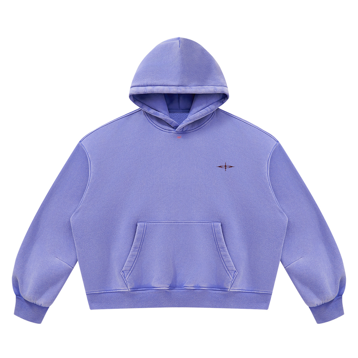 SNDCT Black Boxy Fleece Hoodie
