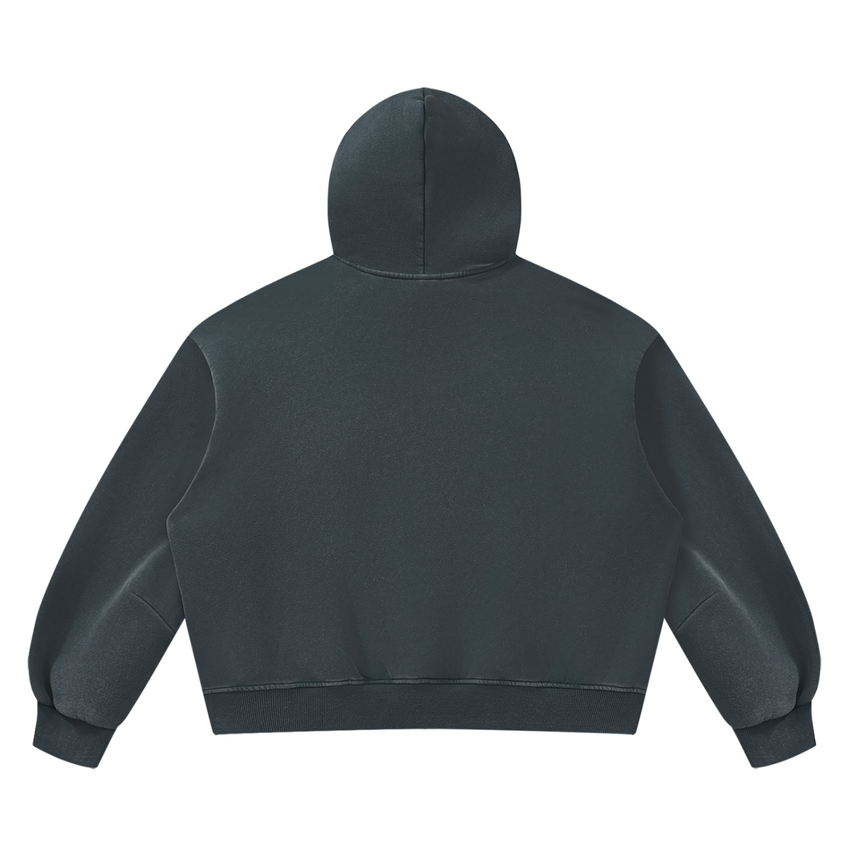SNDCT Black Boxy Fleece Hoodie
