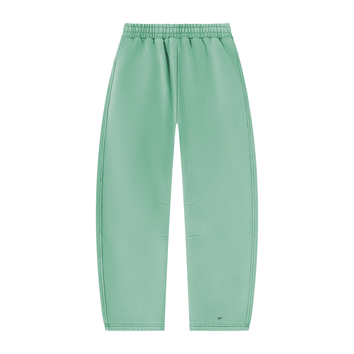 SNDCT White Barrel-Leg Fleece Sweatpants