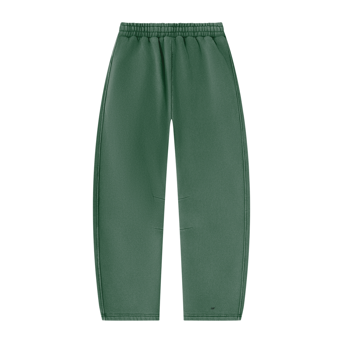 SNDCT White Barrel-Leg Fleece Sweatpants