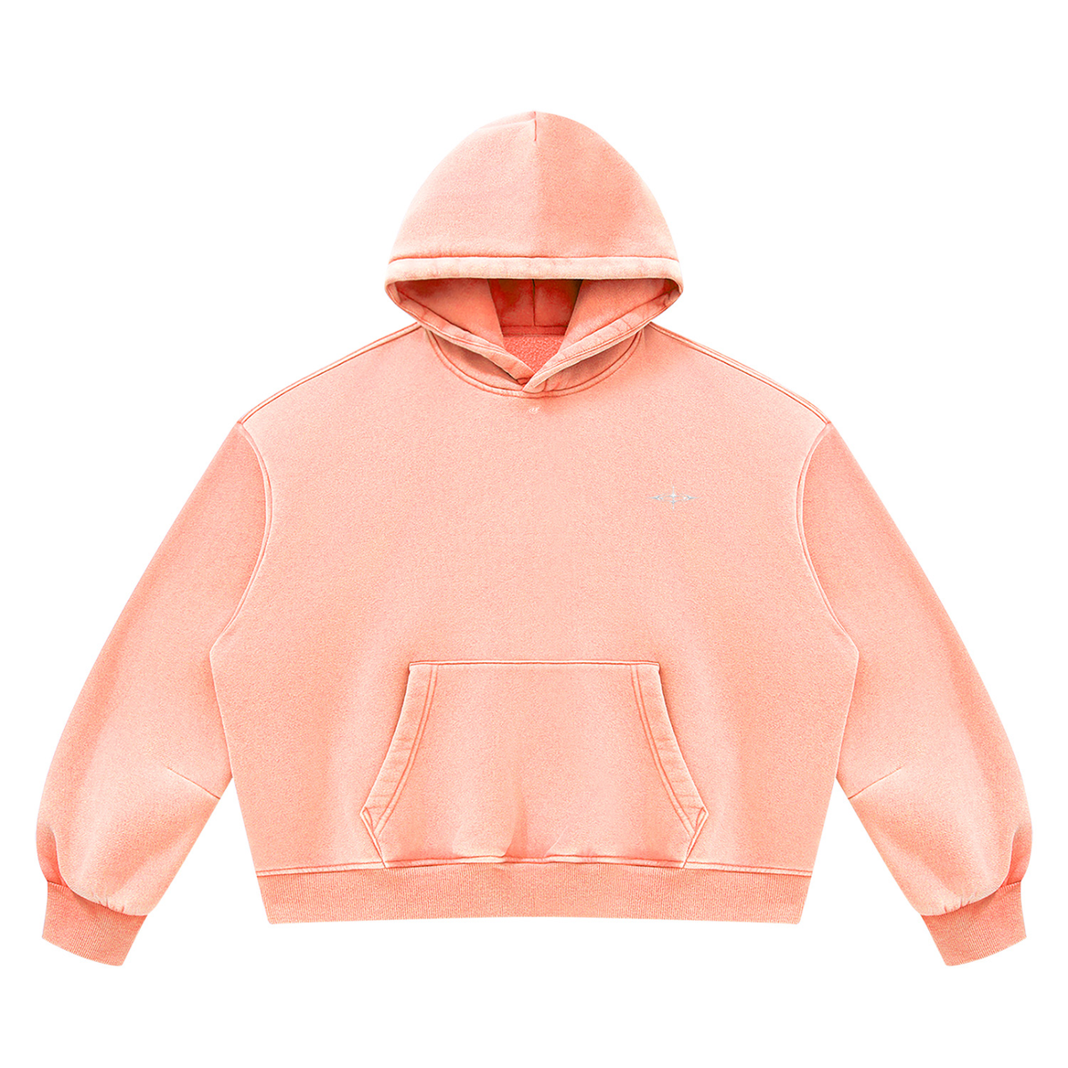 SNDCT Black Boxy Fleece Hoodie