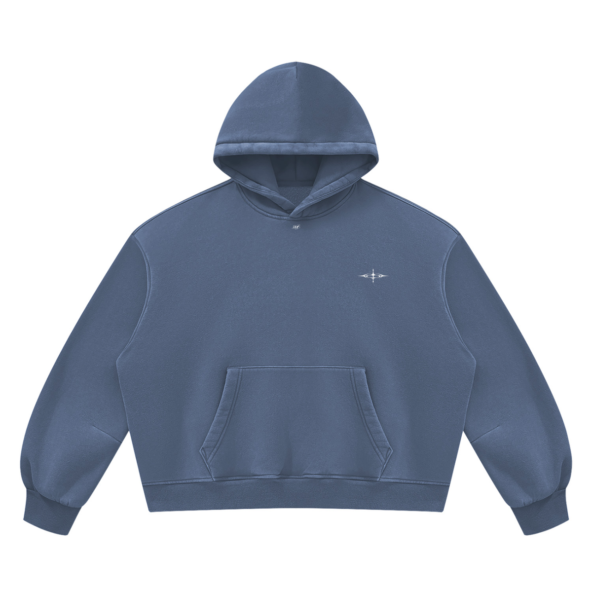 SNDCT Black Boxy Fleece Hoodie