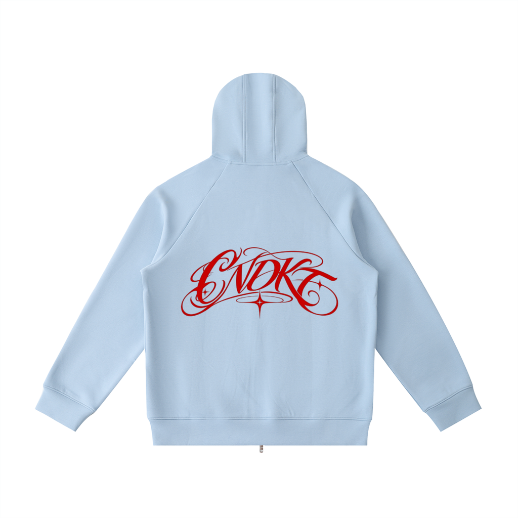 SNDCT Red Dual-Zip Hoodie