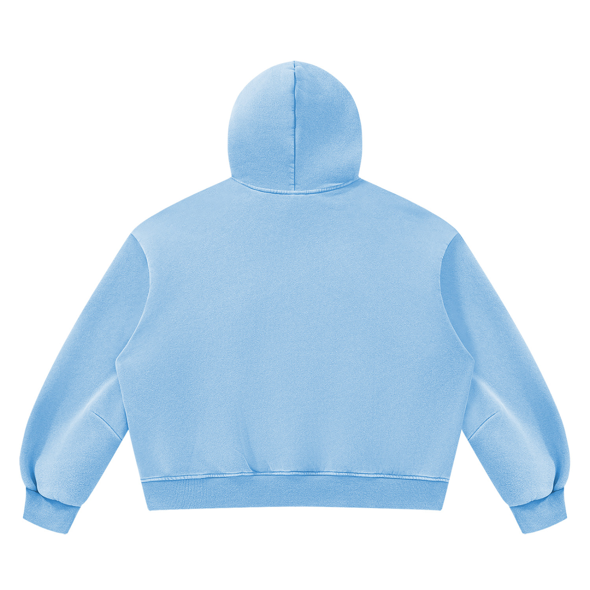 SNDCT Black Boxy Fleece Hoodie