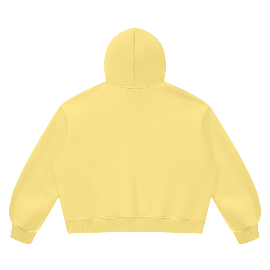 SNDCT Black Boxy Fleece Hoodie