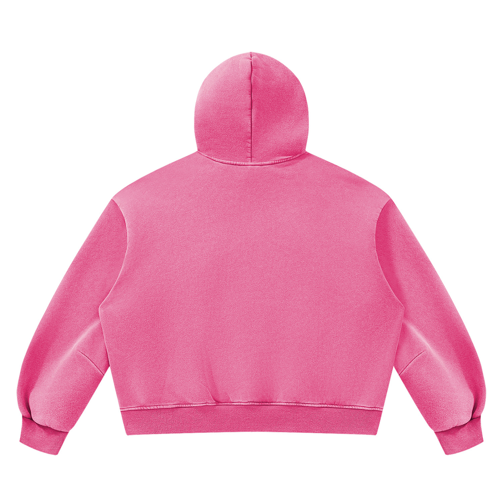 SNDCT Black Boxy Fleece Hoodie