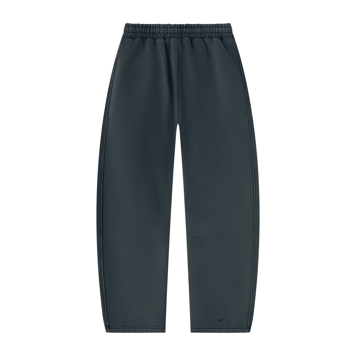 SNDCT White Barrel-Leg Fleece Sweatpants