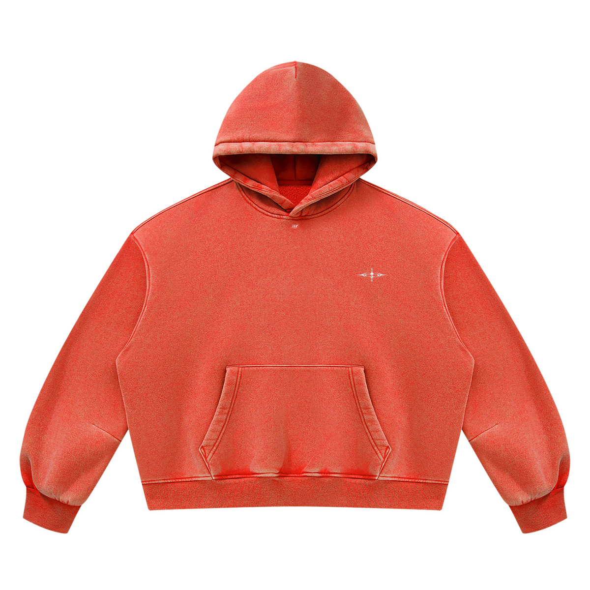 SNDCT Black Boxy Fleece Hoodie