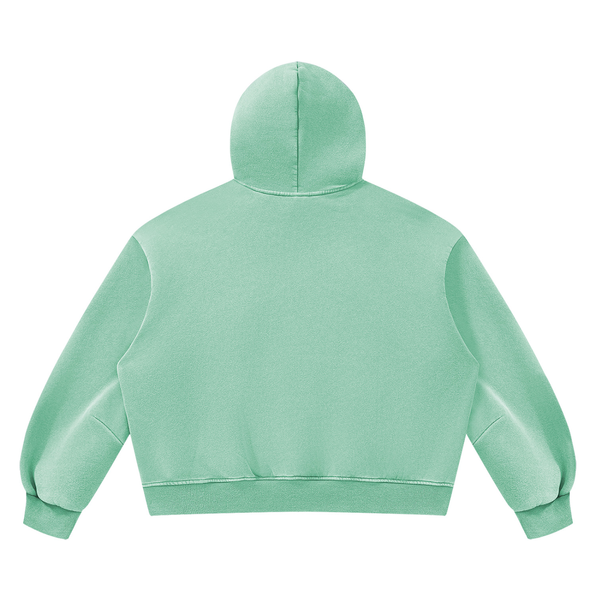 SNDCT Black Boxy Fleece Hoodie