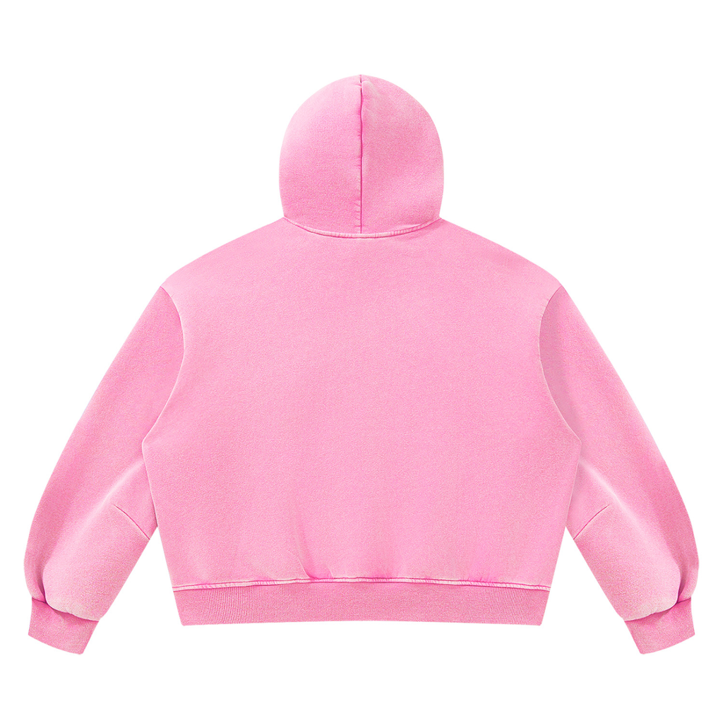 SNDCT Black Boxy Fleece Hoodie
